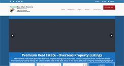 Desktop Screenshot of premiumrealestatedirectory.com